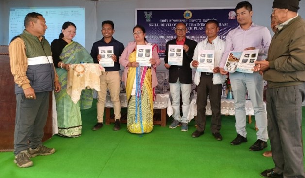 Fish breeding and seed production to fish farmers of Imphal west district